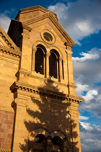Santa Fe Cathedral at Sunset
